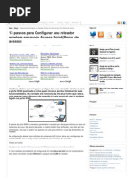 Download 13 Passos Para Configurar Seu Roteador Wireless Em Modo Access Point Ponto de Acesso _ MUndo ZoOM by marcioalex2 SN73917141 doc pdf