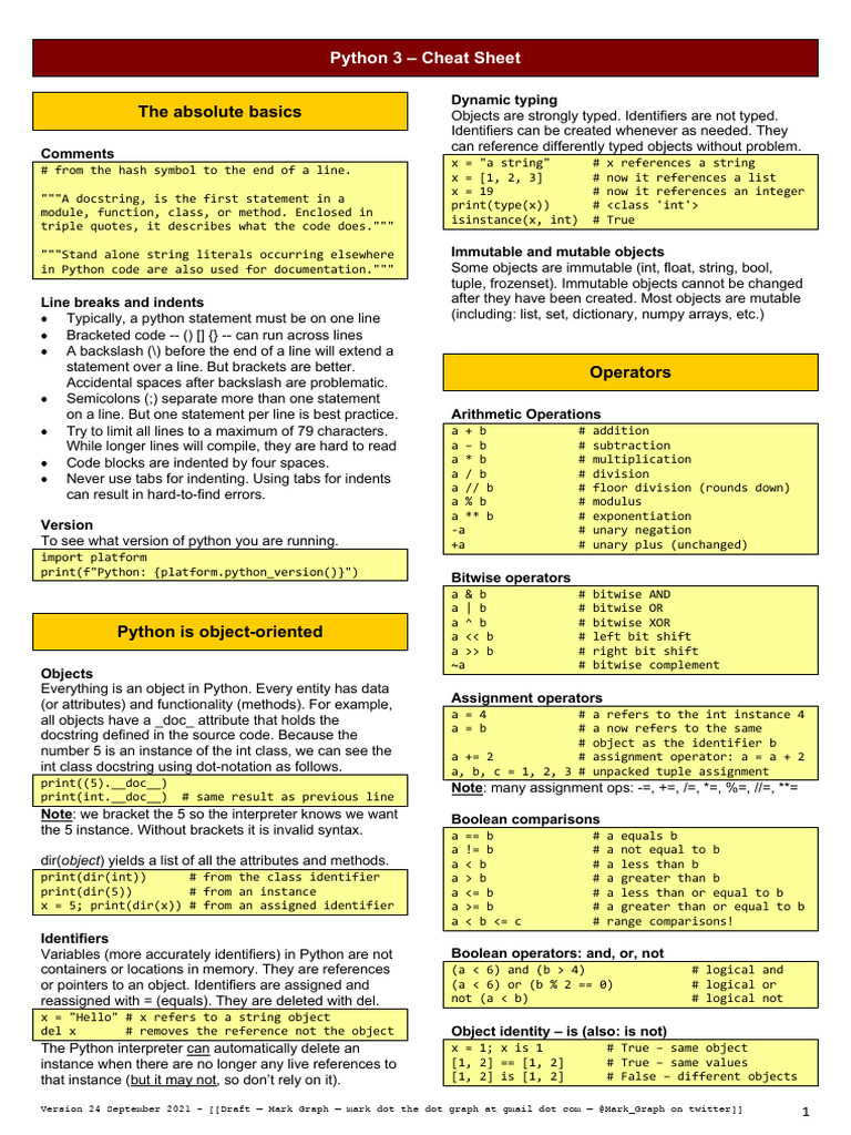 Python Notes | Download Free PDF | Parameter (Computer Programming ...