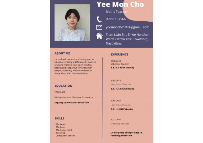 CV 1 | PDF
