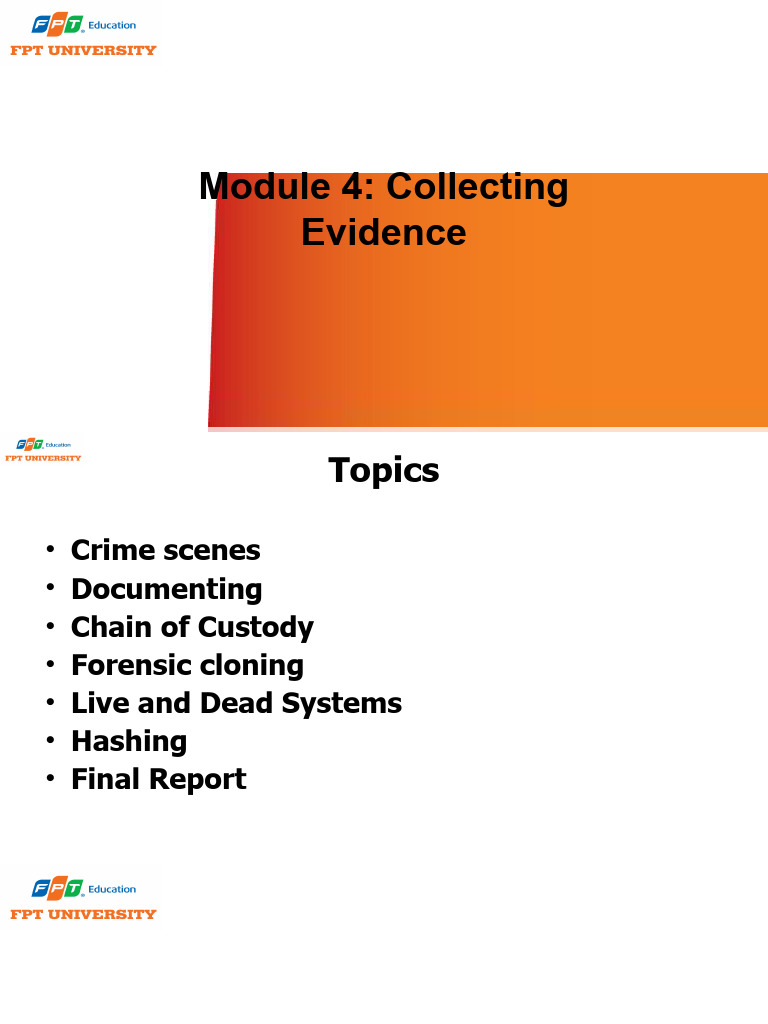 Evidence Collection in Forensics | PDF | Computer Hardware ...