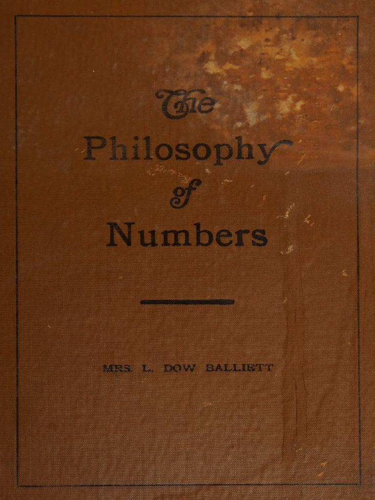 The Philosophy Of Numbers Download Free Pdf Soul