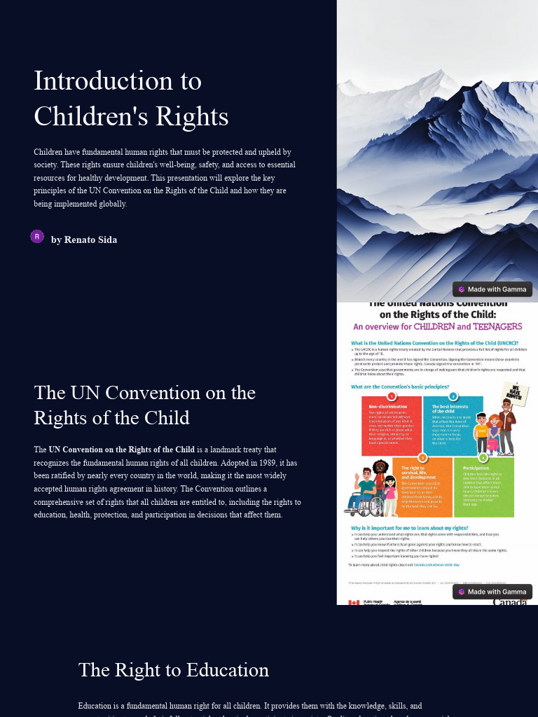Understanding Children's Rights Today | PDF | Child Abuse | Children's ...
