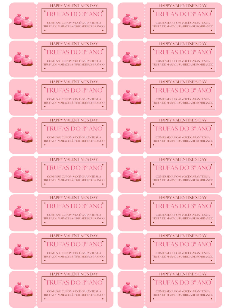 Pink Modern Love Coupons | PDF