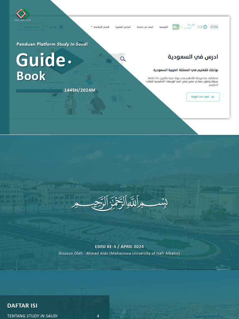 Panduan Pendaftaran Study di Saudi | PDF