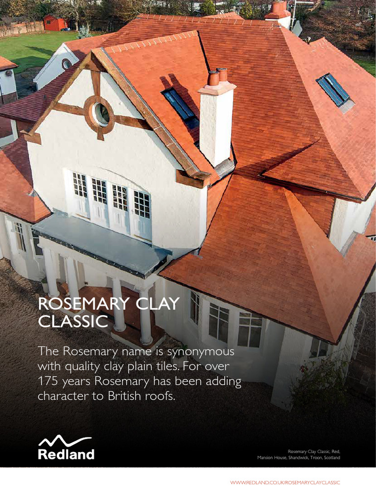 Rosemary Clay Classic - Product Datasheet | PDF | Tile