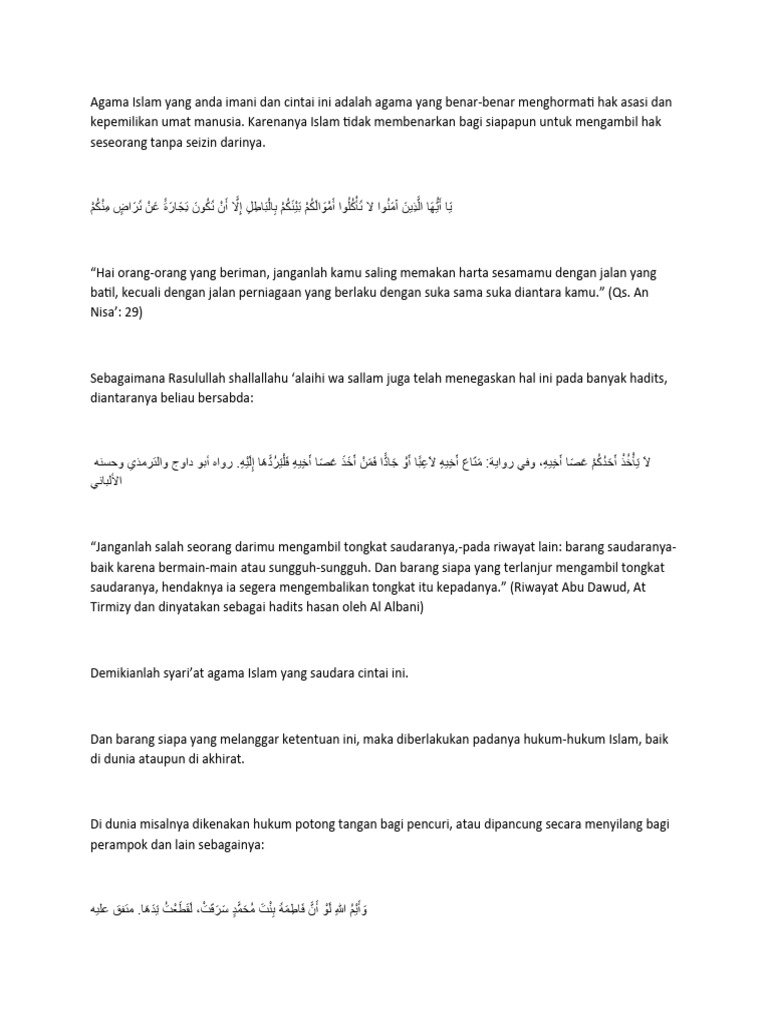 Agama Islam Yang Anda Imani Dan Cintai Ini Adalah Agama Yang Benar Pdf