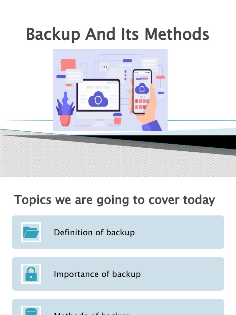 Backup and Its Types | PDF | Backup | Usb Flash Drive