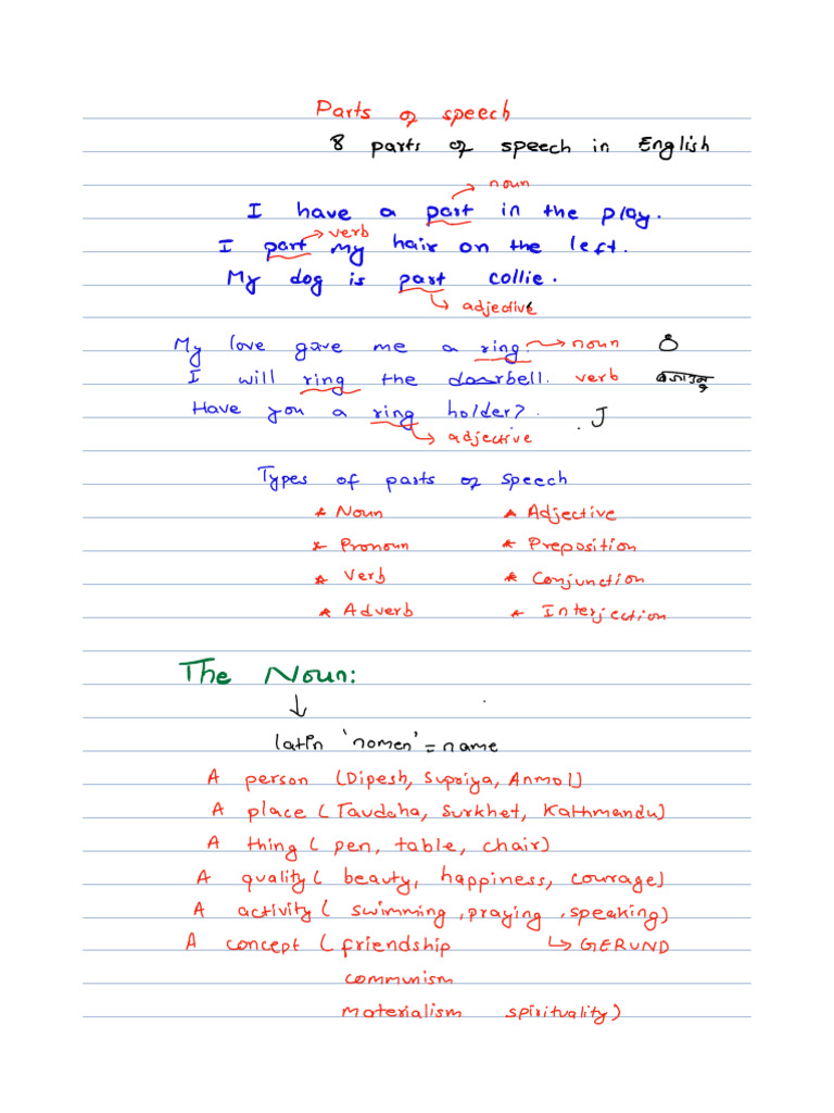 English Grammar Essentials | PDF | Noun | Grammatical Gender