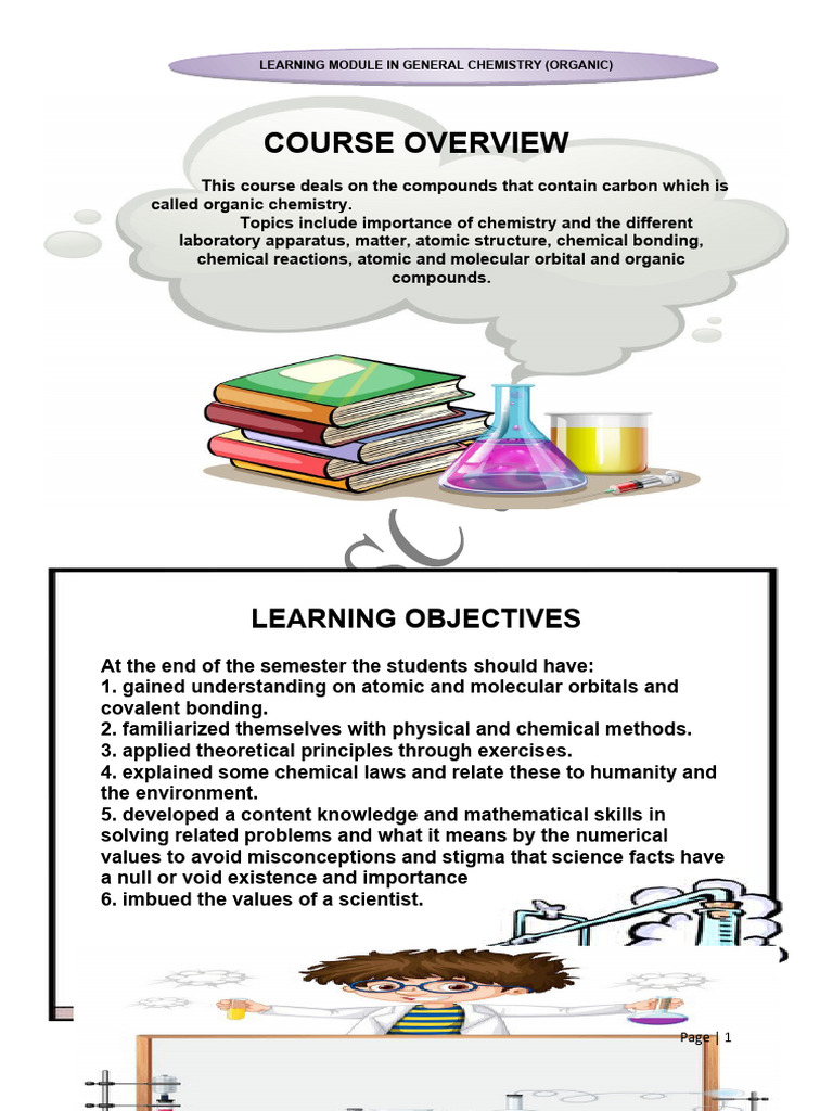 General Chemistry Module 1 | PDF | Filtration | Chemistry