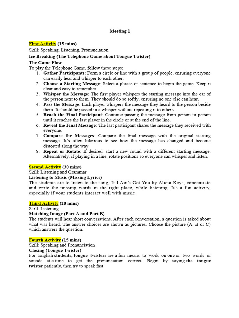 Lesson Plan | PDF | Extraversion And Introversion | Human Communication