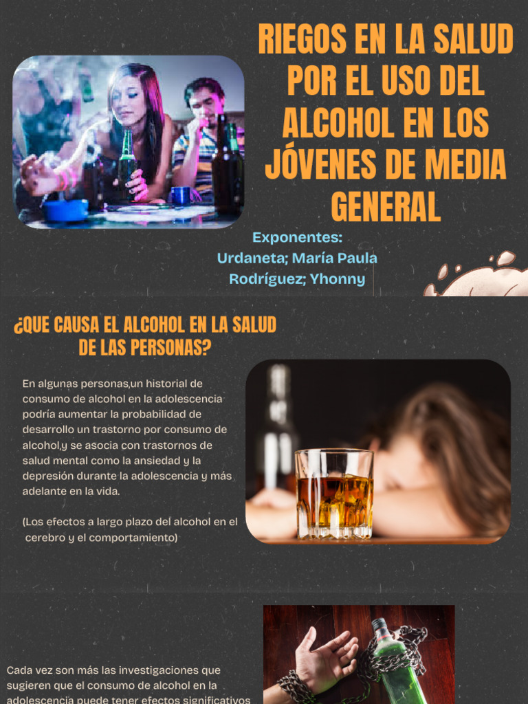 Substance Abuse Awareness Educational Presentation In Yellow And Black