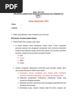 Kunci Jawaban Soal Try Out Pbj Level 1 Pdf Bisnis Pengelolaan