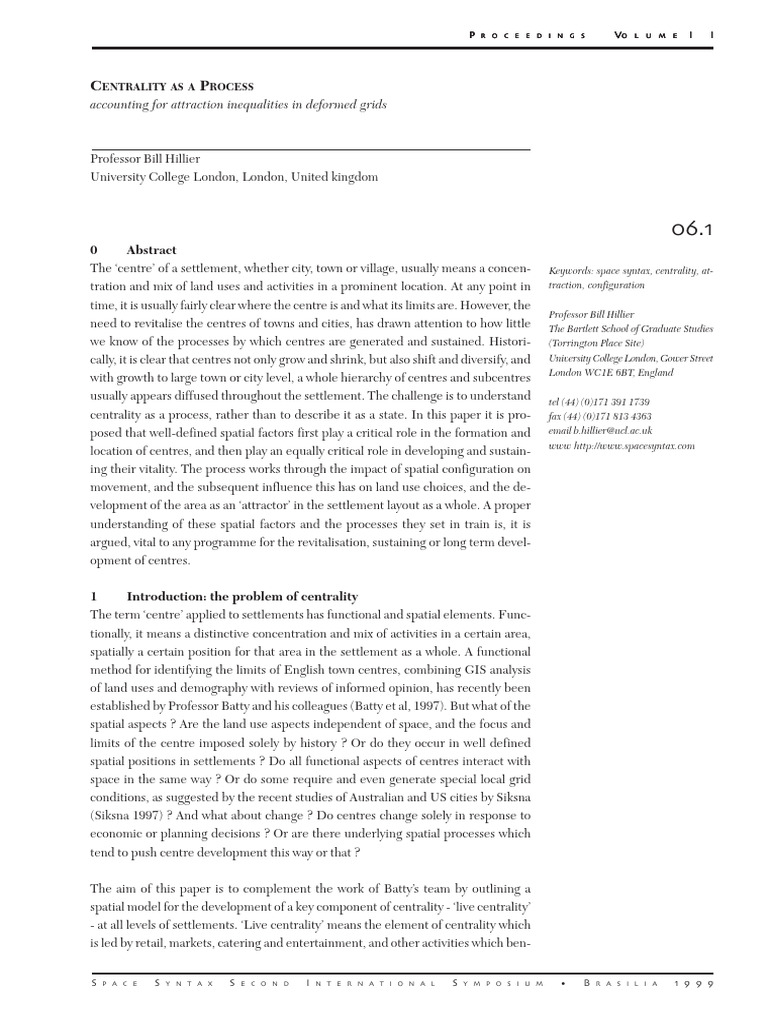 Urban Centrality Dynamics | PDF | Integral