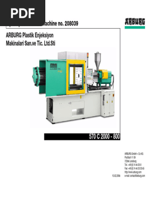 ARBURG 570 C Spare Parts List | PDF | Screw | Electrical Connector