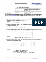 1st Sessional With Solution