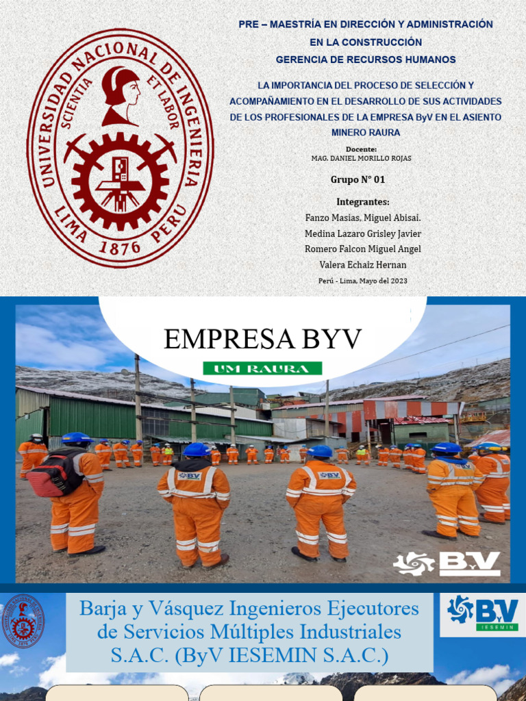 Selección y Retención en Mina Raura | PDF | Reclutamiento | Business