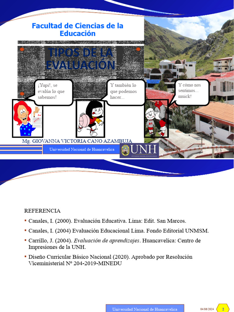 9.tipos de La Evaluación Educativa | PDF | Evaluación | Conceptos ...