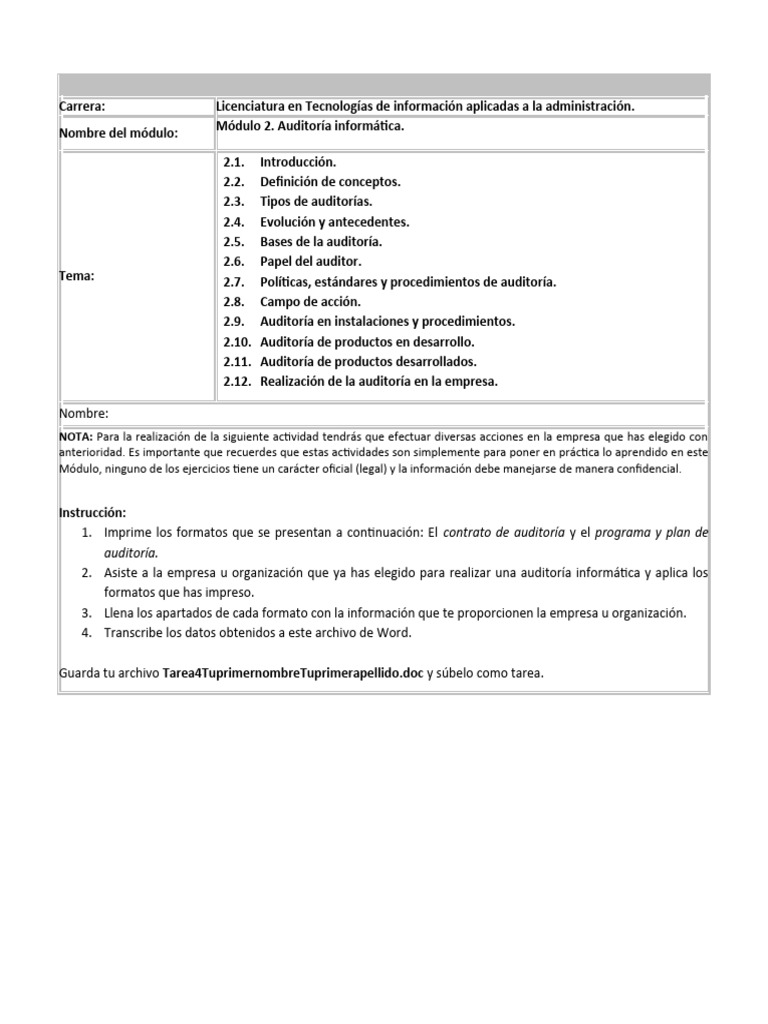 Guía de Auditoría Informática en Empresas | PDF | Auditoría | Contralor