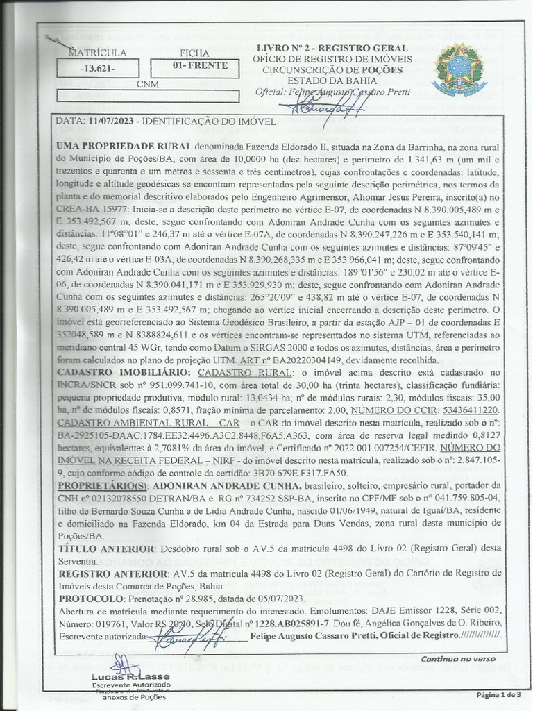 Documento Frente | PDF