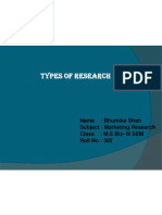 Types of Marketing Research