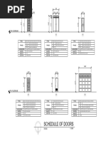 Door and Window Schedule for Residence | PDF | Door | Window