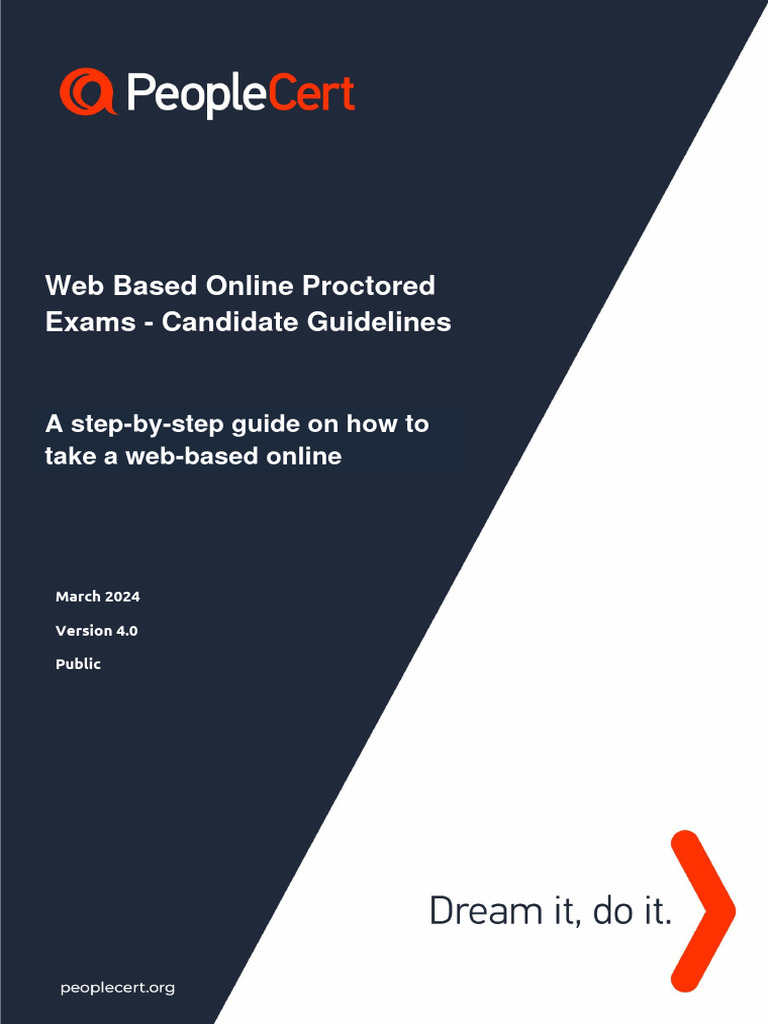 ECSWI2610 Web Based Online Proctored Exams Candidate Guidelines Ver40 ...