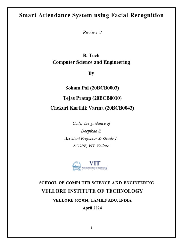 Smart Attendance System Overview | PDF | Machine Learning | Usability