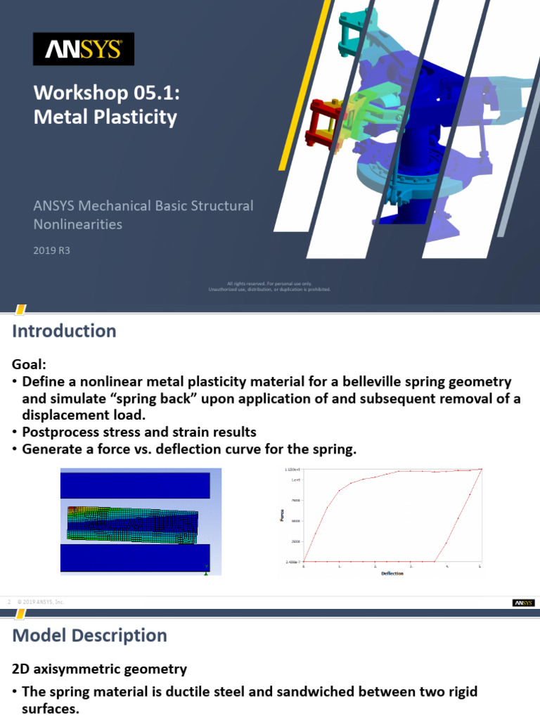 Metal Plasticity in Belleville Springs | PDF | Deformation (Engineering ...