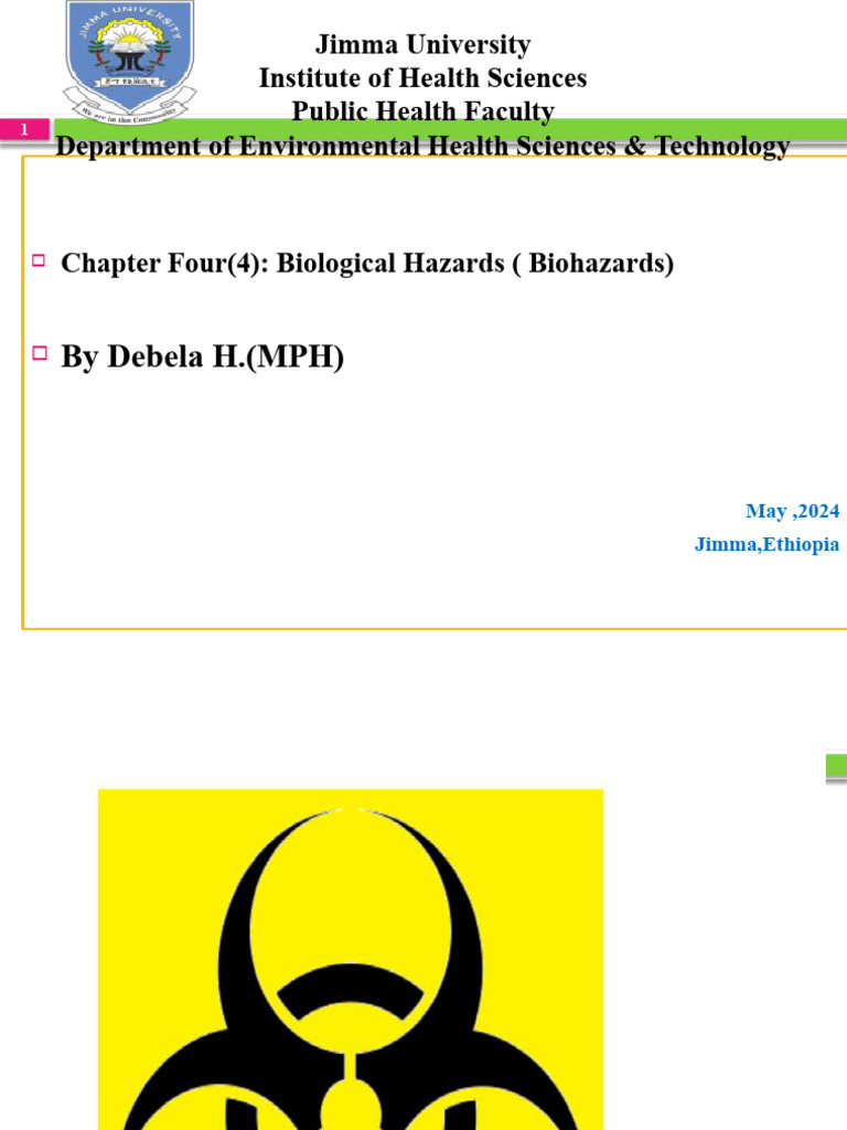 Chapter Four Biological Hazards (3) | Download Free PDF | Infection ...