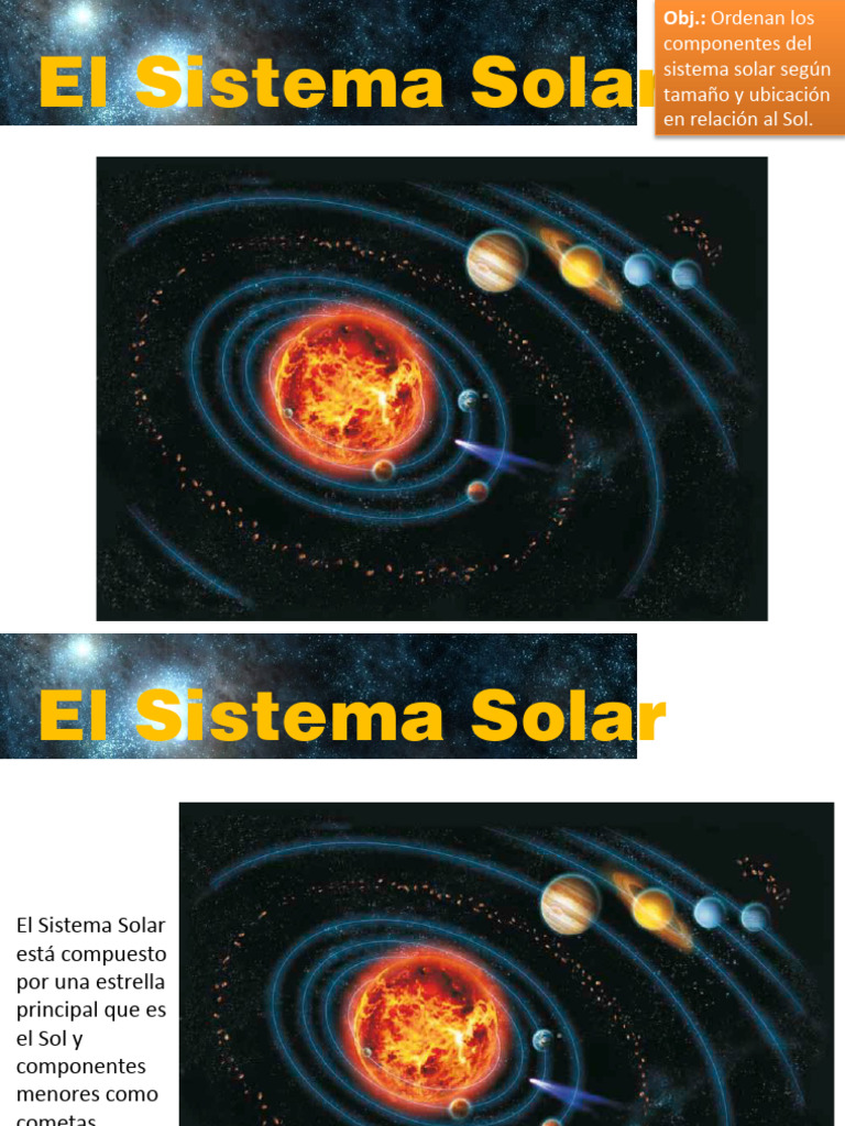 Componentes Sistema Solar | PDF