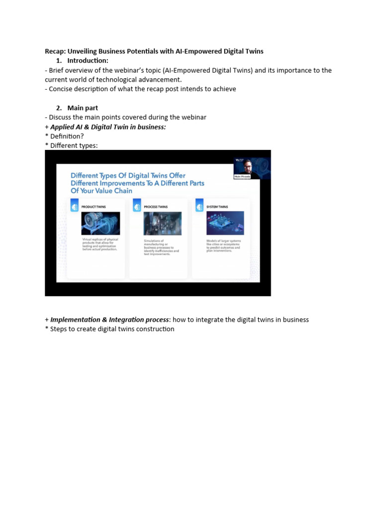 AI Digital Twins for Business | PDF | Business