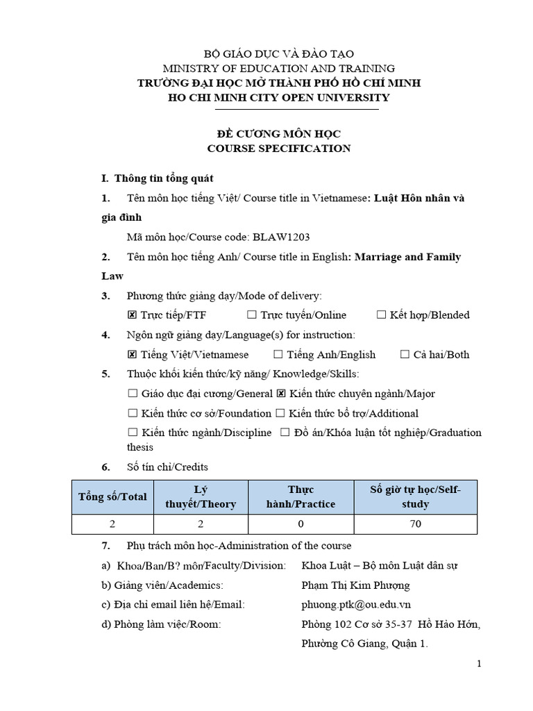 Luat hon nhan va gia dinh la 2023 up lms pdf