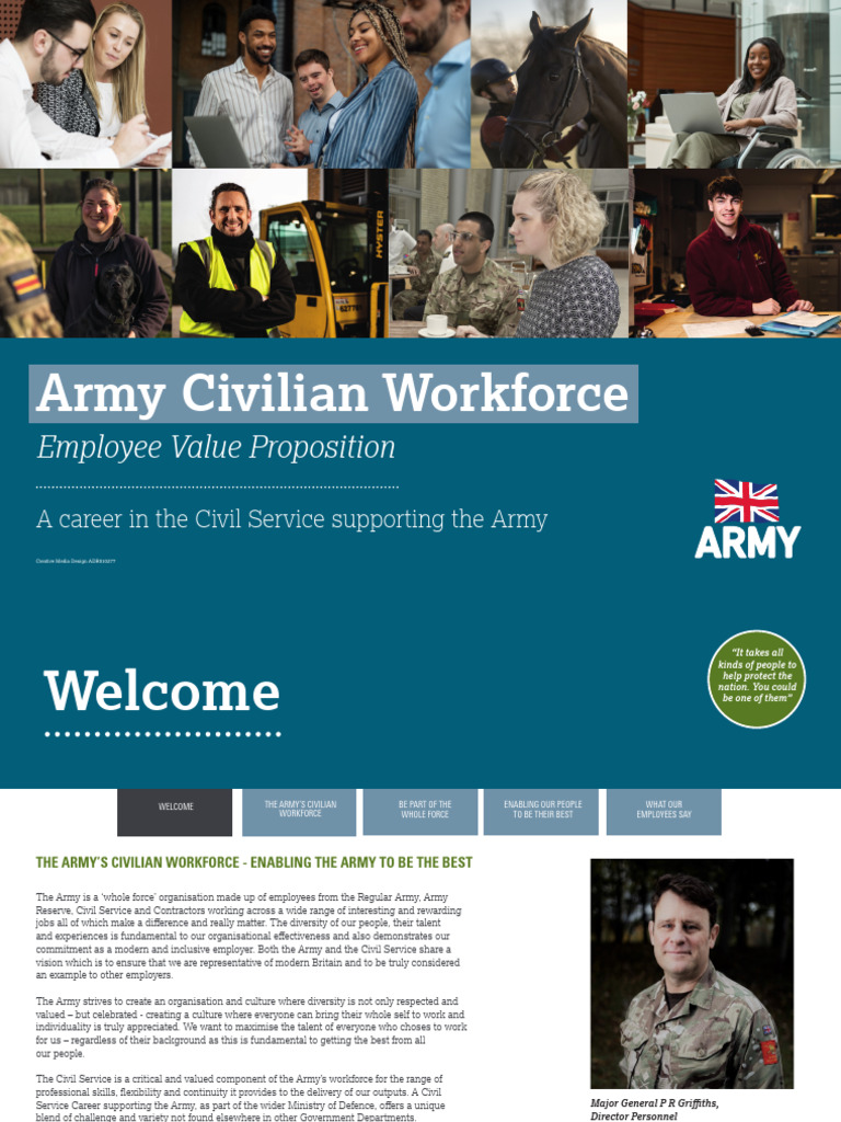 Army Civilian Workforce: Employee Value Proposition | PDF | Employment ...