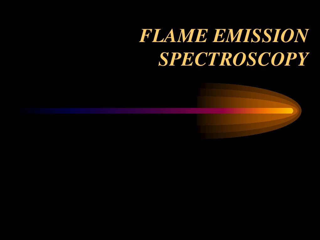 Analysis of Metallic Elements Using Flame Emission Spectroscopy