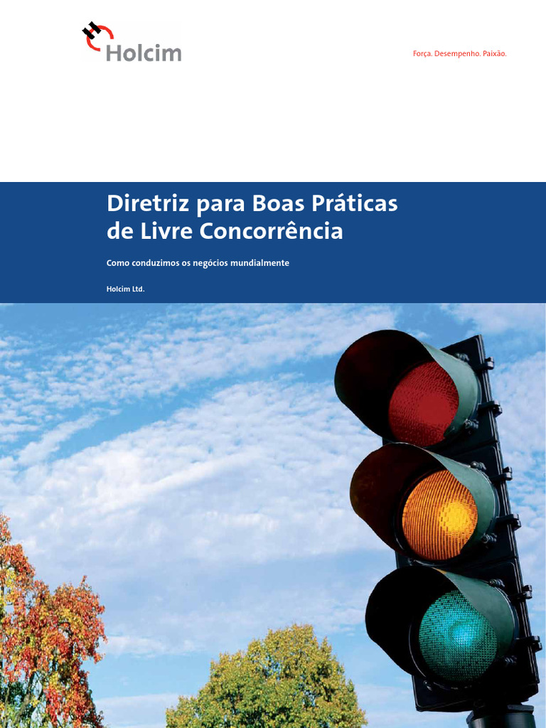 Diretrizes de Livre Concorrência da Holcim | PDF | Mercado livre | Lei ...