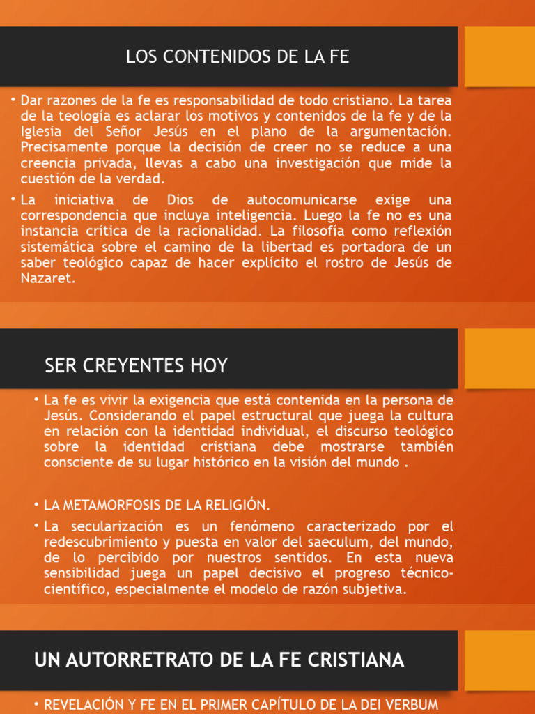 12,. Los Contenidos de La Fe | PDF | Fe | Jesús