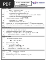 Math 2AC - Semestre 2 Devoir 1 Modèle 1 - AlloSchool | PDF ...