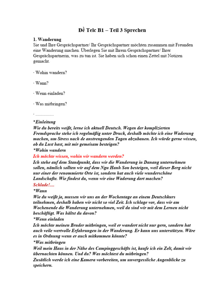 Giải-B1-Telc-Sprechen-Teil-3 5 | PDF