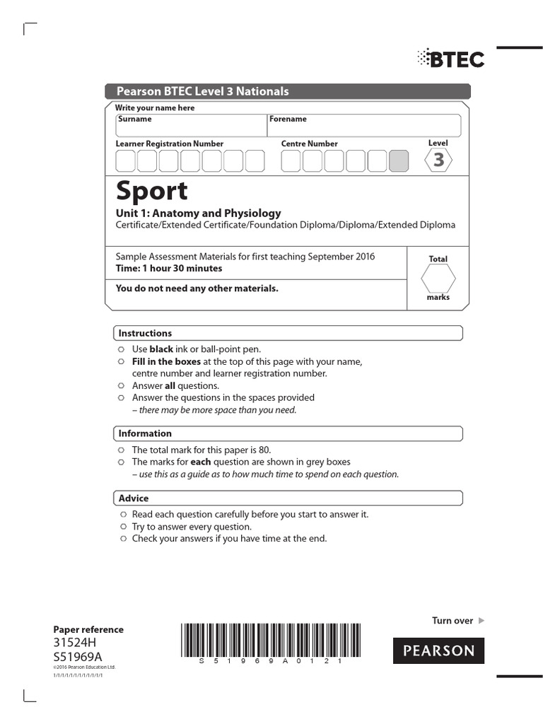 Anatomy and Physiology in Sports | PDF | Ankle | Anatomy