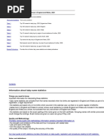 2020 Boys Names | PDF | Official Statistics | Statistics