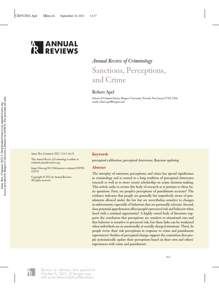 APEL, Robert | PDF | Crimes | Crime & Violence