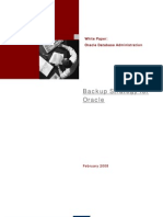 Backup Strategy For Oracle Database