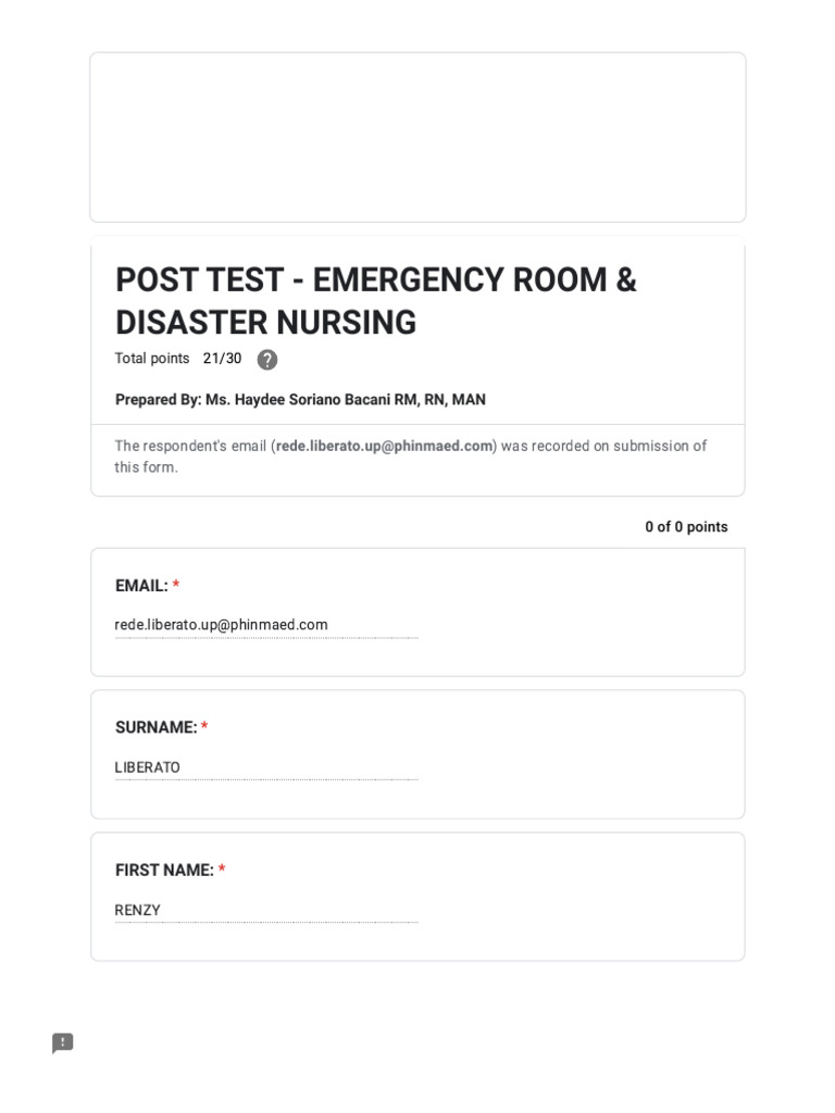Emergency Room Triage Priorities | PDF | Emergency Department ...