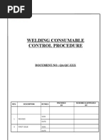 Download Welding Consumable Control Procedure 1 by eklavyak076757 SN73928903 doc pdf