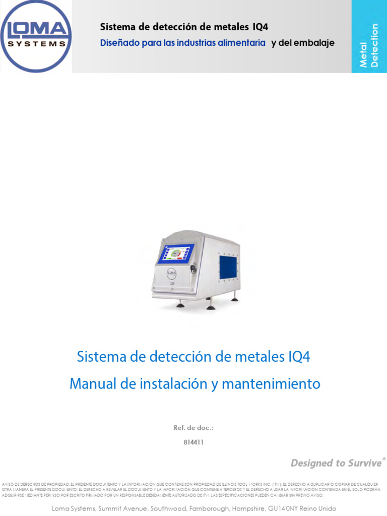 IQ4 Rectangular Installation and Maintenance Guide | PDF | ruido ...