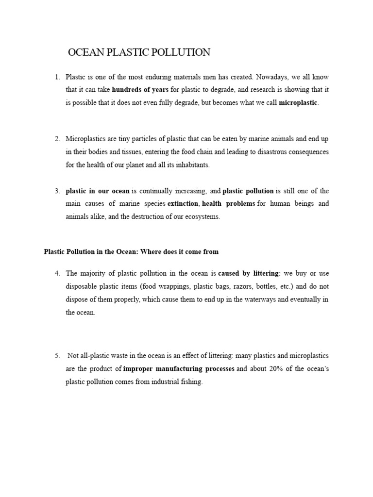 FACTS ABOUT WASTE POLLUTION intelligence overview