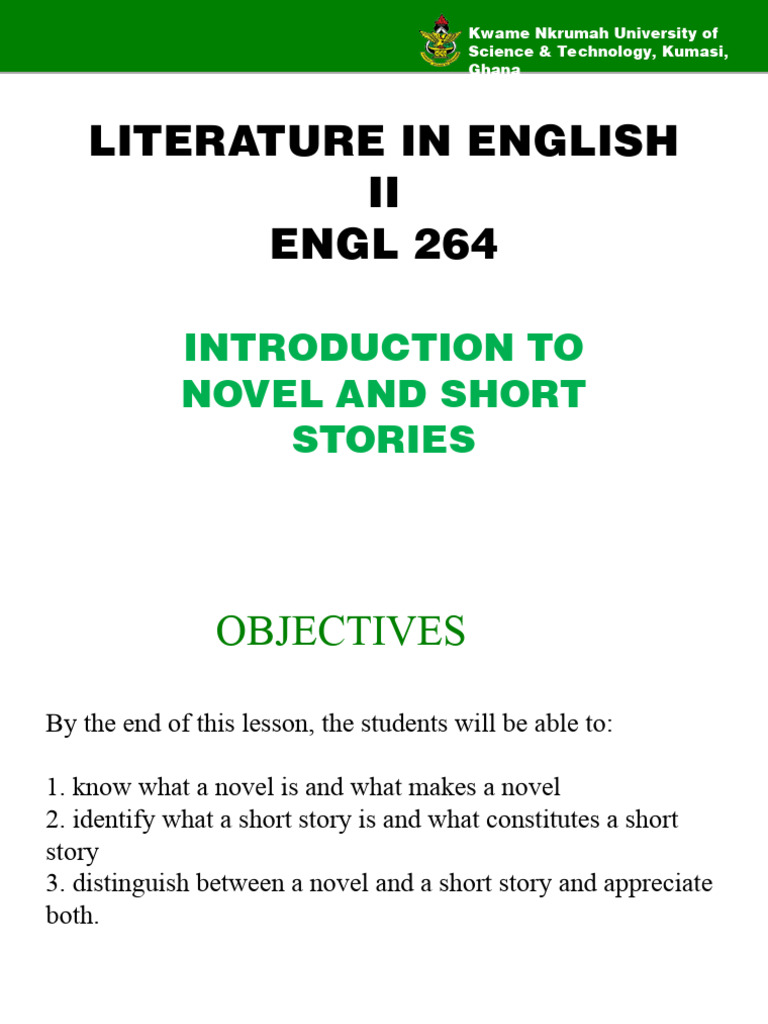 Introduction to Novels and Short Stories | PDF | Narration | Plot ...