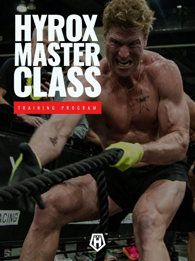 HYROX Master Class Training Program PDF Heart Rate Physical Fitness