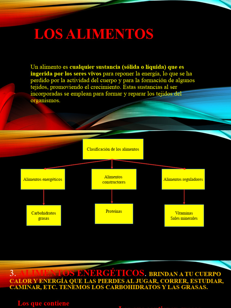 Los Alimentos Pdf Alimentos Vitamina
