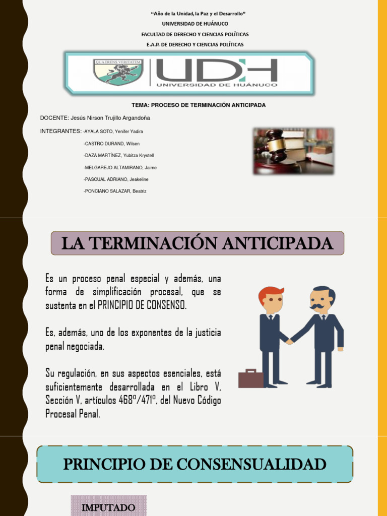 PROCESO DE TERMINACIÓN ANTICIPADA | Descargar gratis PDF | Fiscal | Ley
